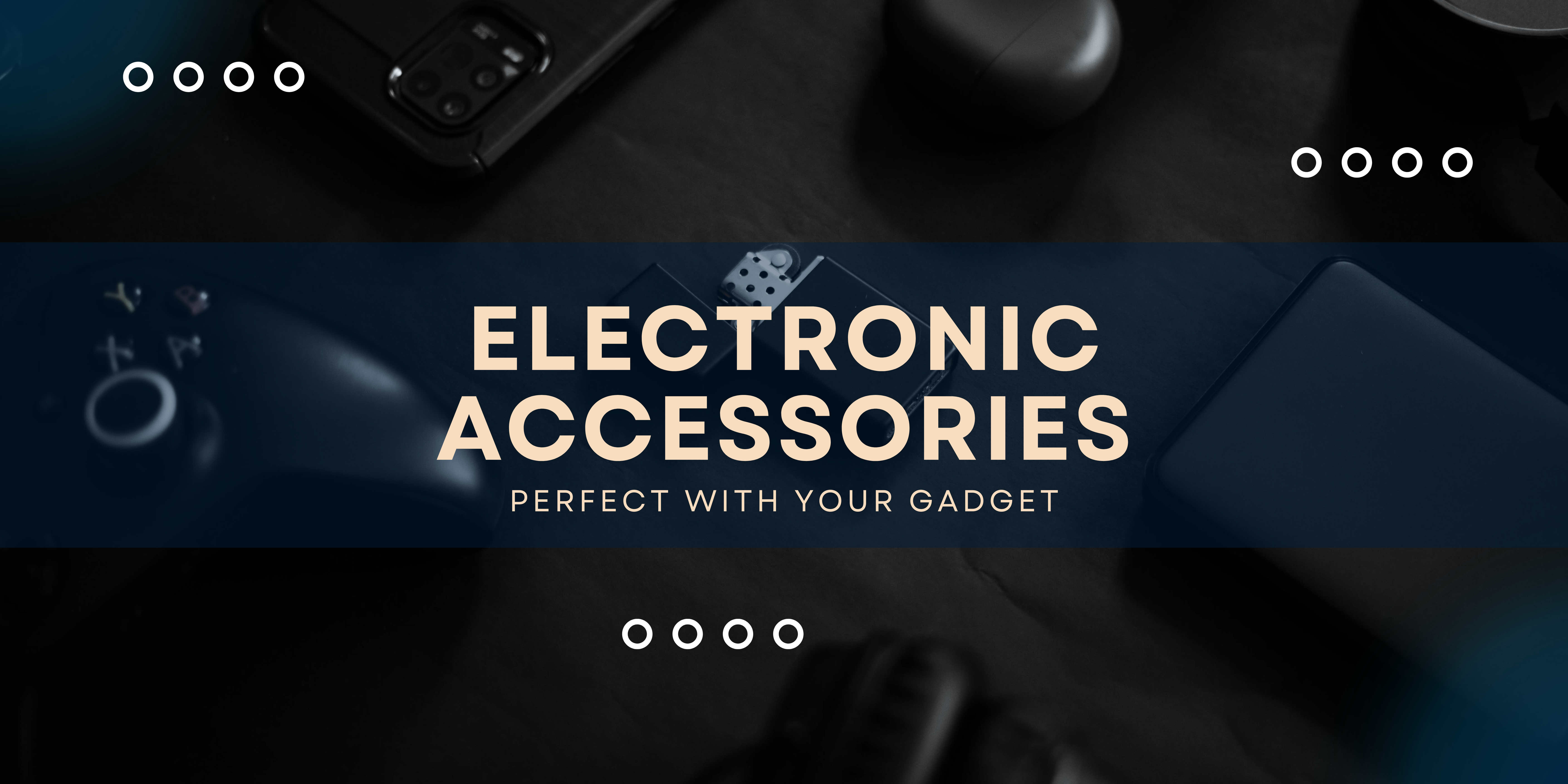 Electronic Sale Promotion Banner