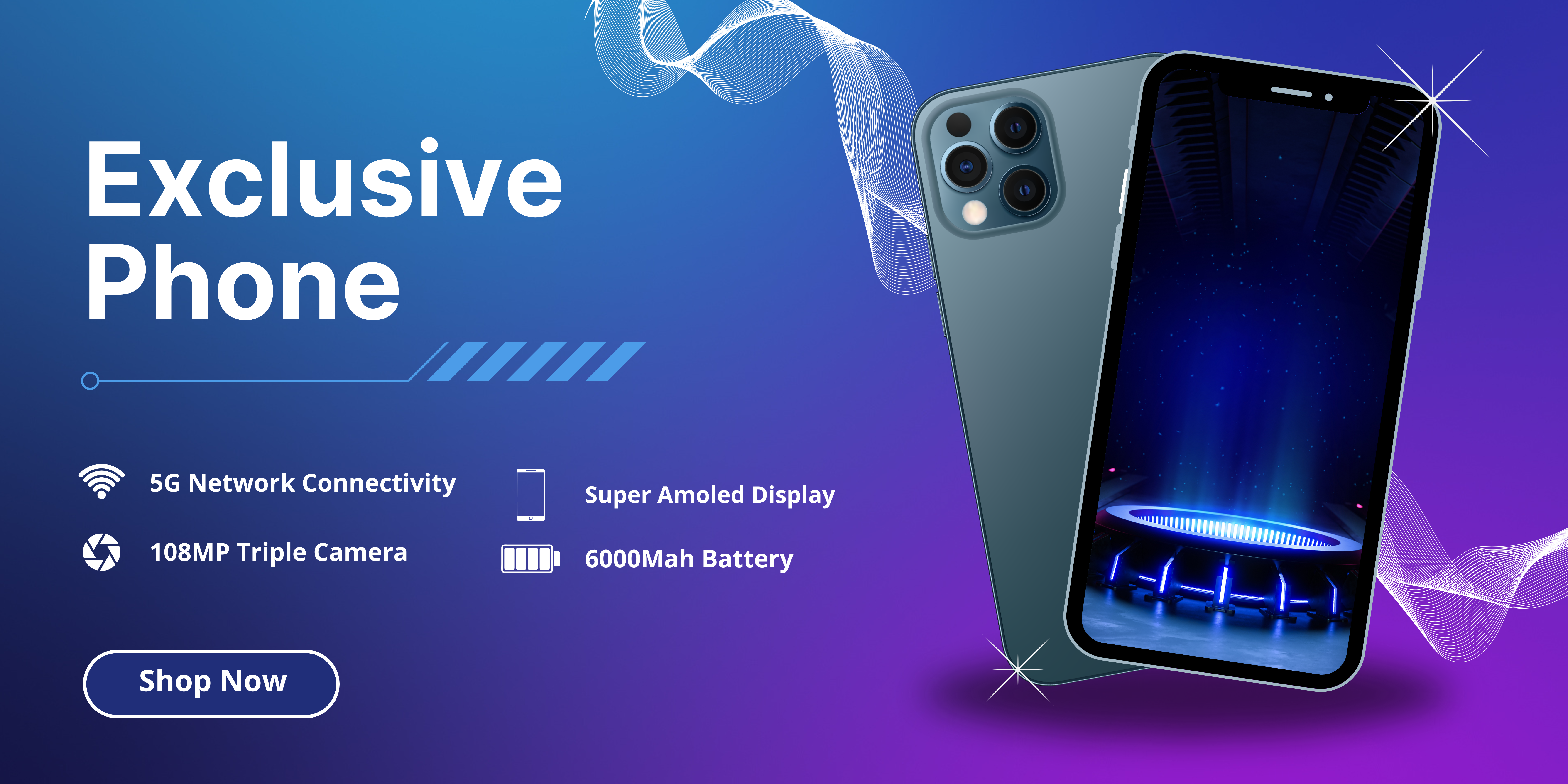 Electronic Sale Promotion Banner