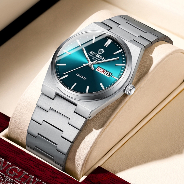 BINBOND Luxury Men Quartz Watch for Man Waterproof Luminous Date Week Stainless Steel Wristwatch Male BINBOND Luxury Men Quartz Watch for Man Waterproof Luminous Date Week Stainless Steel Wristwatch Male